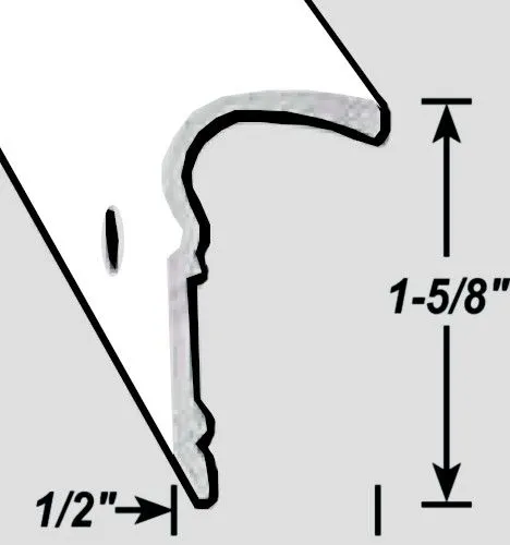 Drip Rail- Polar White- 16'